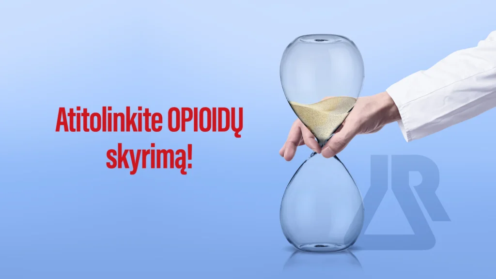 Informacija apie saugų skausmo valdymą mažinant opioidų vartojimą Lietuvoje